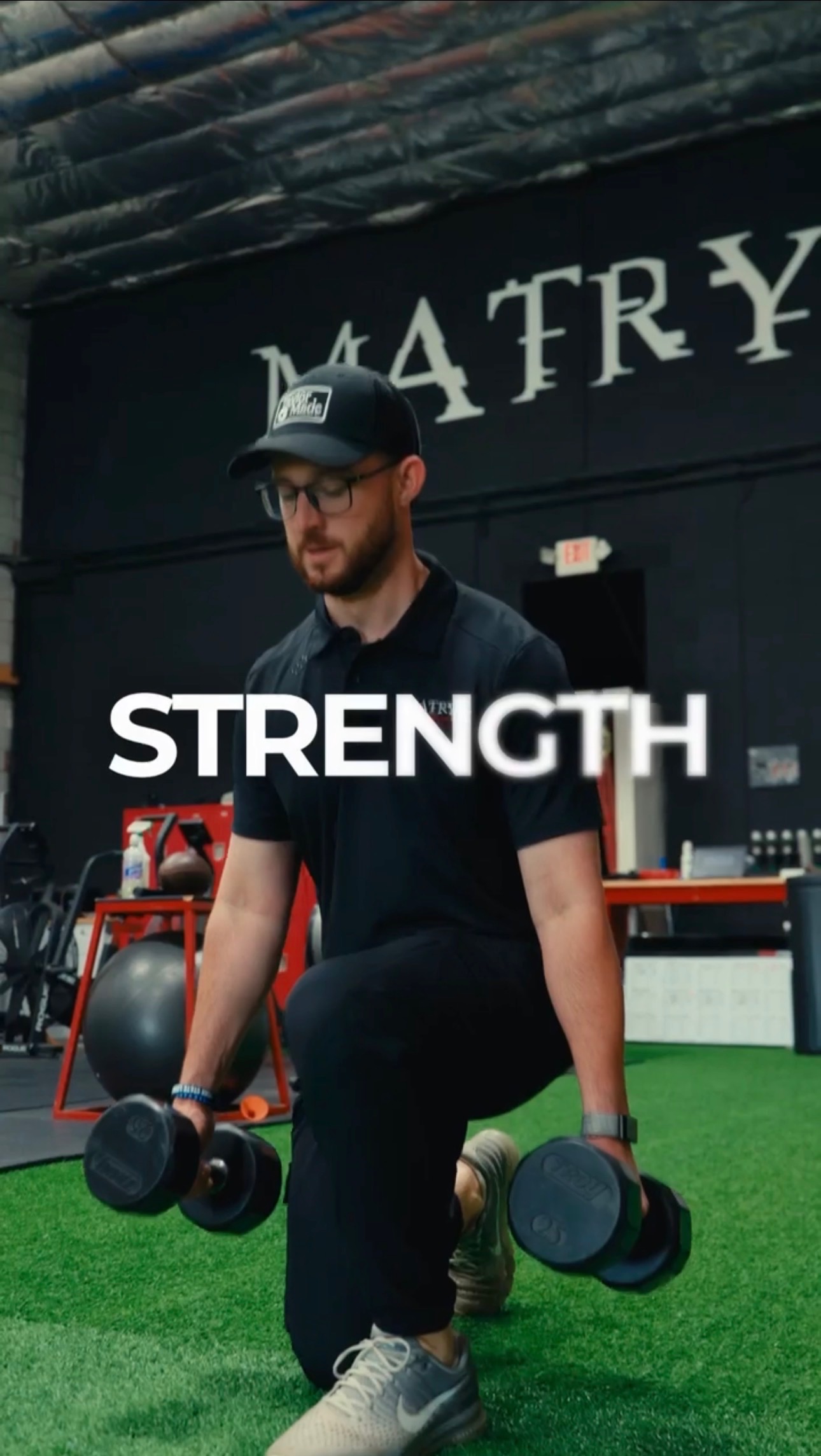 Matryx Golf Performance athlete training strength and power specific to the golf swing